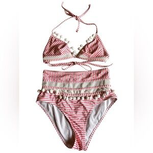 Coco Sutra Striped Bikini Set